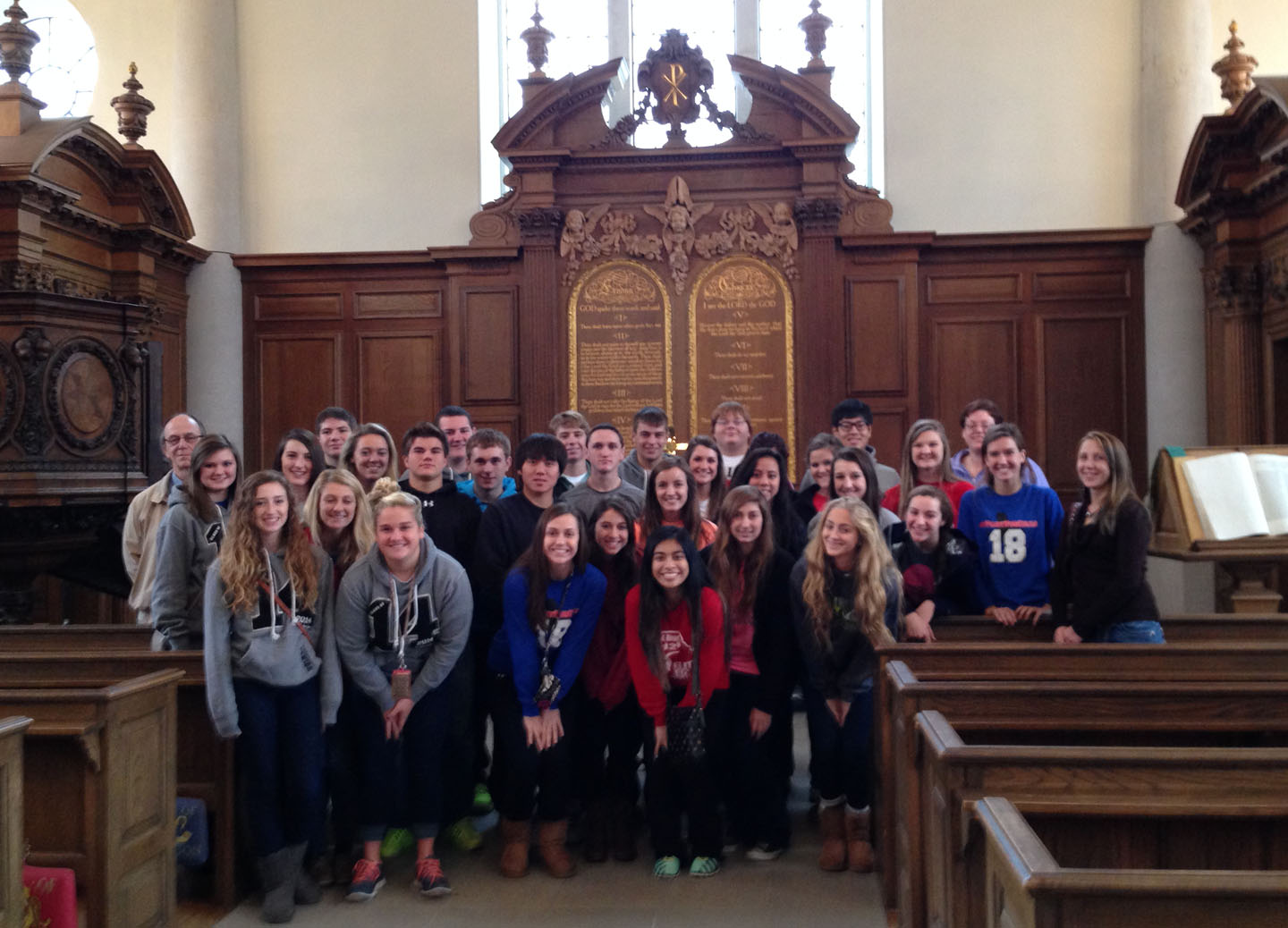 Sacred Heart visits the National Churchill Museum.