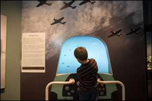 Student at the Churchill Museum