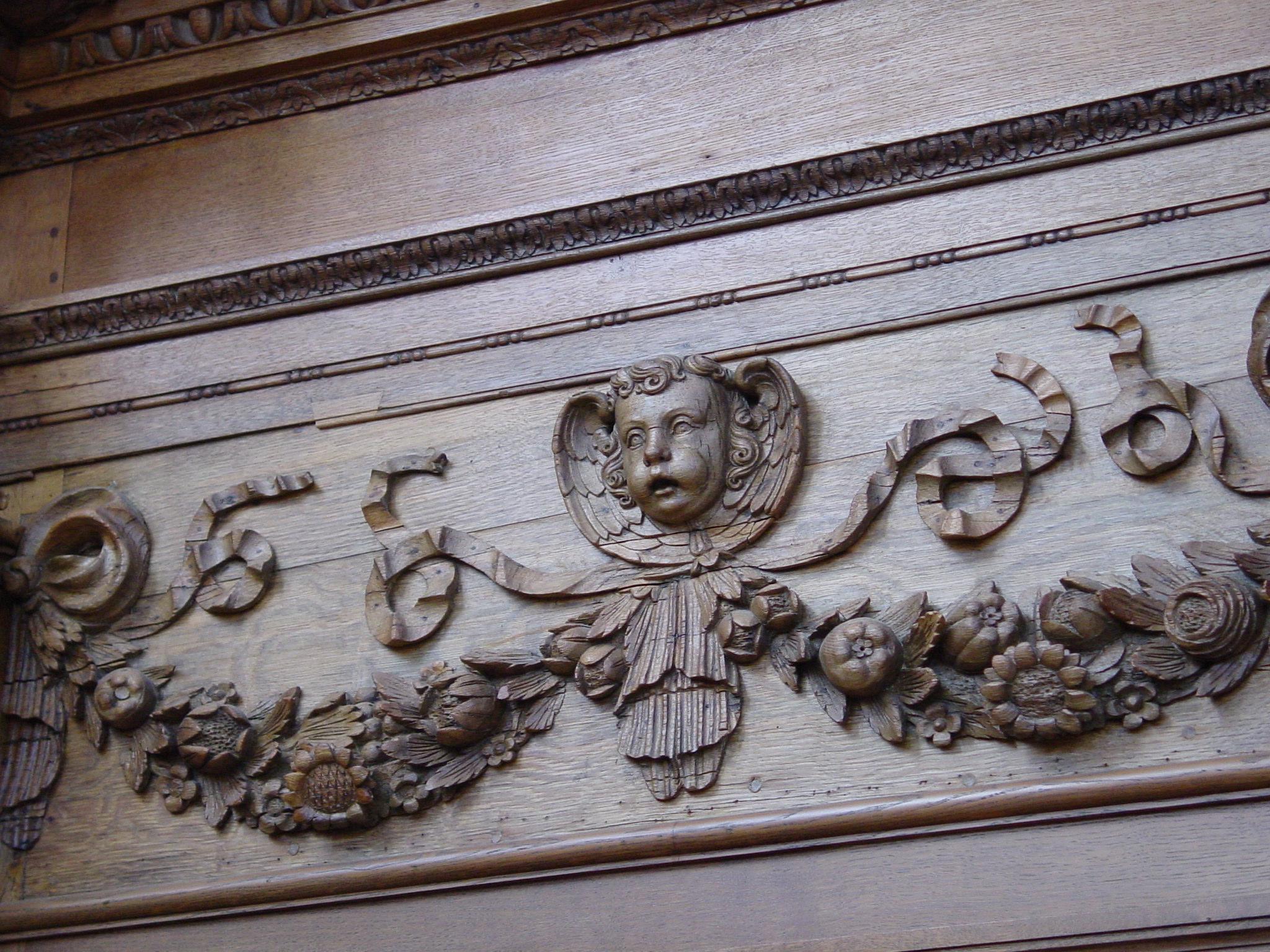 Church of St. Mary's woodcarvings, Christopher wren